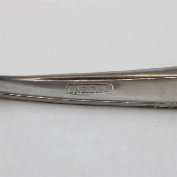Lot of 2 Oneida Linnea Stainless Sugar Spoon & Teaspoon
