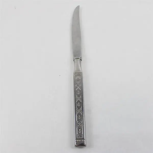 Lot of 2 Oneida Lisbon Stainless Hollow Handle Steak & Modern Flatware Knives