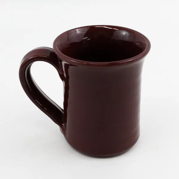Deneen Pottery Big Bay Point Lighthouse Michigan Red Ceramic Mug