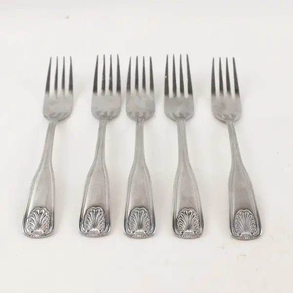 Set of 5 Oneida Laguna Stainless Individual Salad Forks