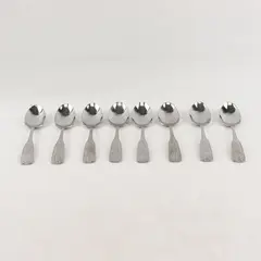 Set of 8 Oneida Laguna Stainless Steel Teaspoons