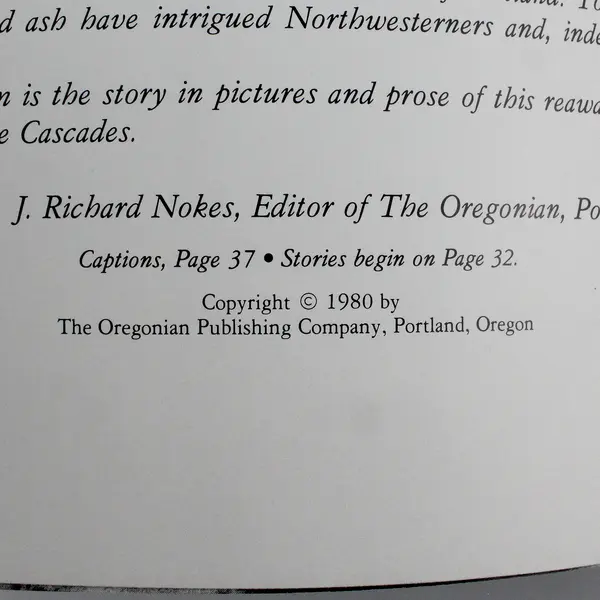 Vintage Mount St. Helens The Volcano Oregonian (1980, Paperback)
