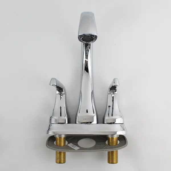 Delta Portwood 4 Centerset 2-Handle Bathroom Faucet Chrome Finish