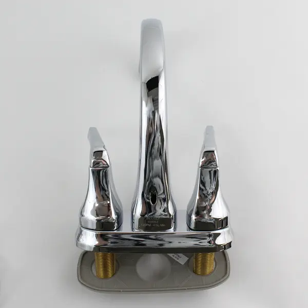 Delta Portwood 4 Centerset 2-Handle Bathroom Faucet Chrome Finish