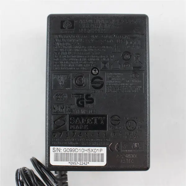 HP 0957-2242 AC Power Adapter for Deskjet Photosmart - Used Untested