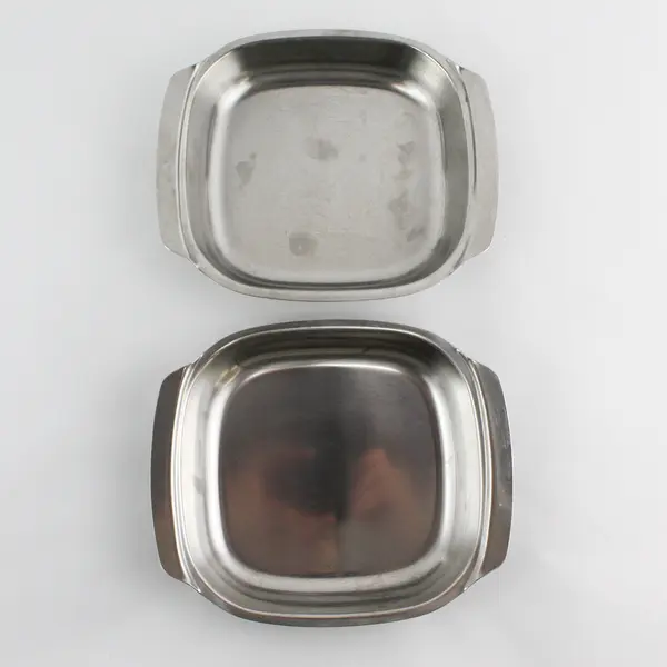 Set of 2 Vintage Selandia 18/8 Stainless Steel Handled Bowls