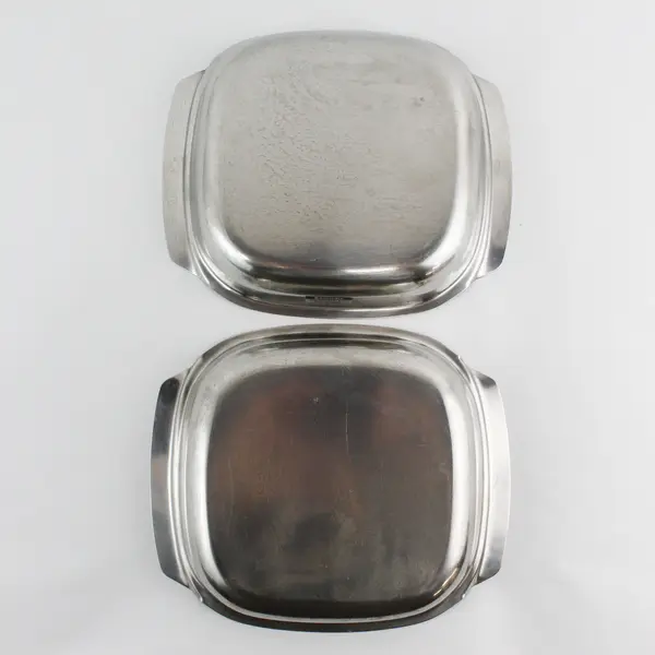 Set of 2 Vintage Selandia 18/8 Stainless Steel Handled Bowls