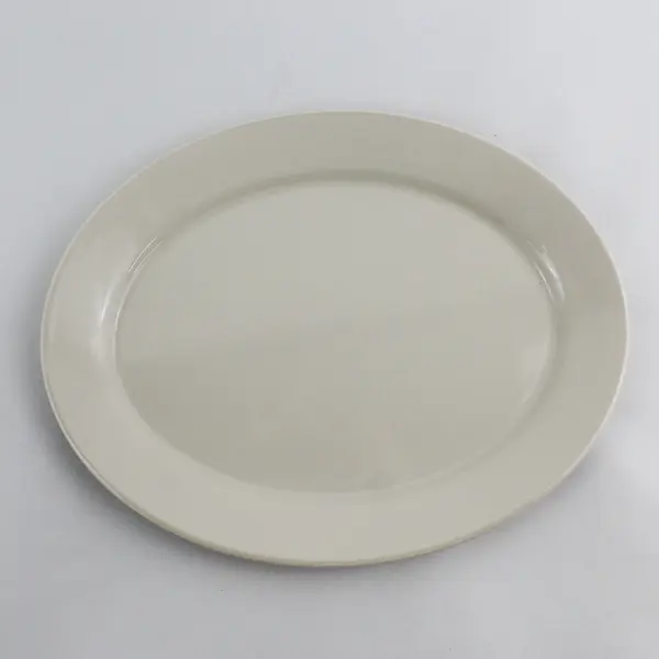 Comcor by Corning Off-White Oval Platter 11.5"