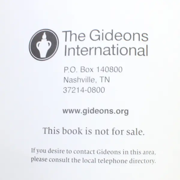 New Testament Psalms, Gideon International