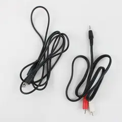 Lot of 2 RadioShack 3.5mm to 2 RCA Male Stereo Cables Splitter
