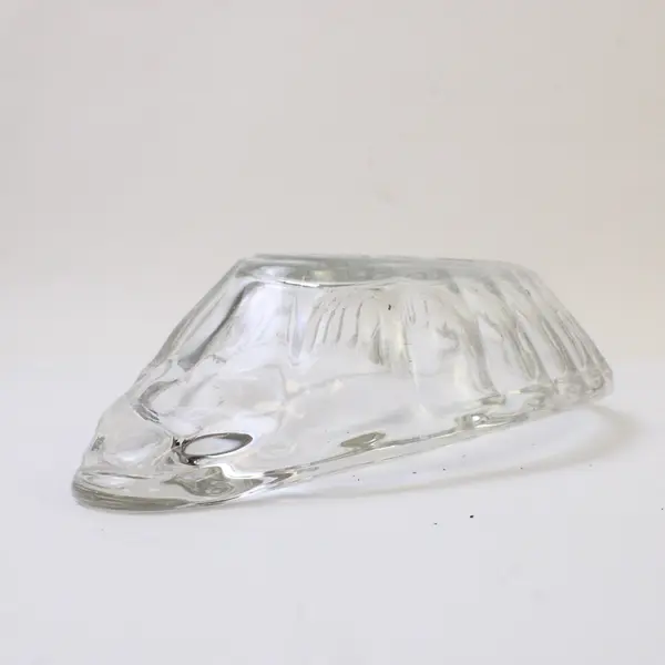 Corning Designs Clear Pressed Glass Oval Celery Relish Dish Bowl 9.25" Long
