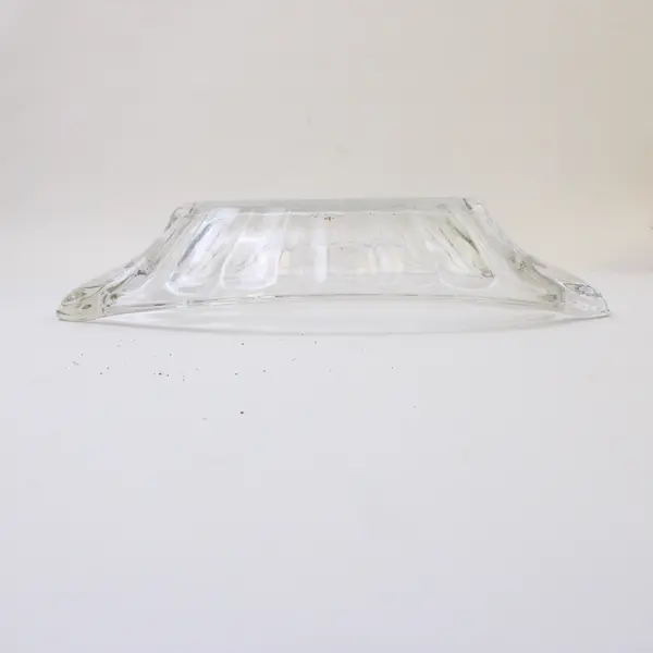Corning Designs Clear Pressed Glass Oval Celery Relish Dish Bowl 9.25" Long