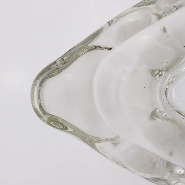 Corning Designs Clear Pressed Glass Oval Celery Relish Dish Bowl 9.25" Long
