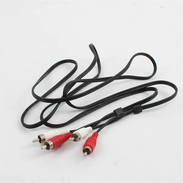 Lot of 2 6.35mm Stereo Female to Dual 6.35mm Mono Male Y Cables
