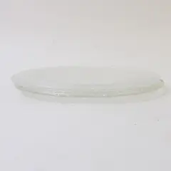 Lot Of 2 Federal Glass Company Unknown Pattern Round Salad Plates 7.25" Diameter