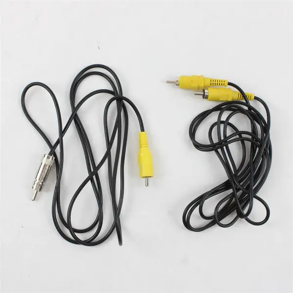 Lot of 2 Yellow RCA Composite Video Cables - Used Untested