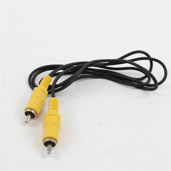 Lot of 2 A/V Cables 6.35mm Sync & RCA Composite - Used