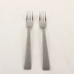 Set of 2 Studio William Baobab Stainless Individual Salad Forks