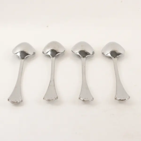Ralph Lauren Mandarin Grove Stainless Oval Soup Spoons Set of 4