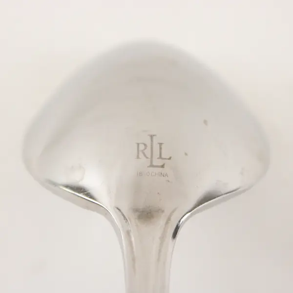 Ralph Lauren Mandarin Grove Stainless Oval Soup Spoons Set of 4