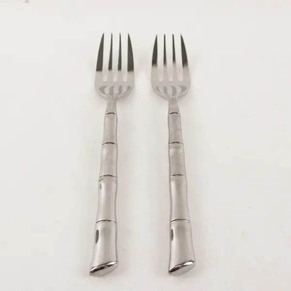 Set of 2 Studio Nova Stainless Steel Dinner Forks 8in Used