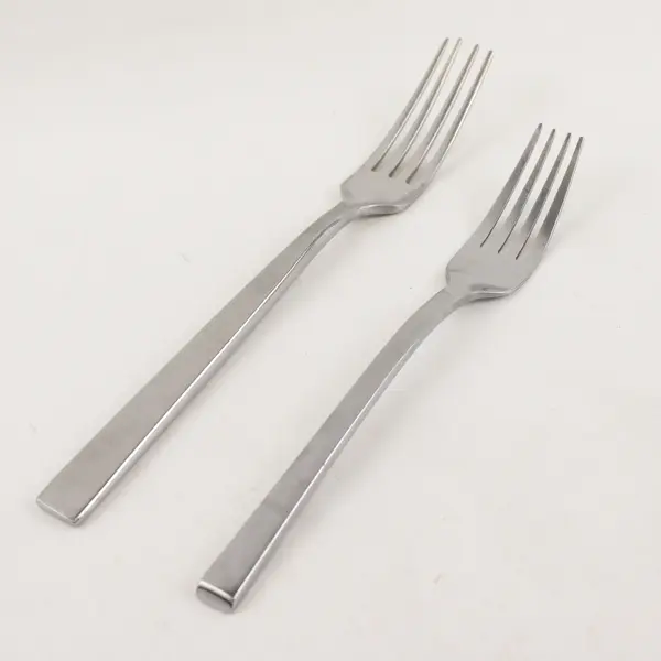 Lot of 3 Cambridge Clark Satin Stainless Fork Salad Fork & Place/Oval Soup Spoon