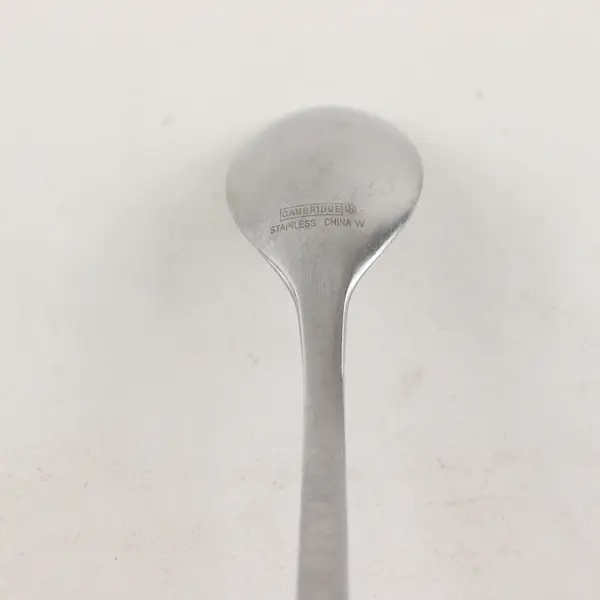 Lot of 3 Cambridge Clark Satin Stainless Fork Salad Fork & Place/Oval Soup Spoon