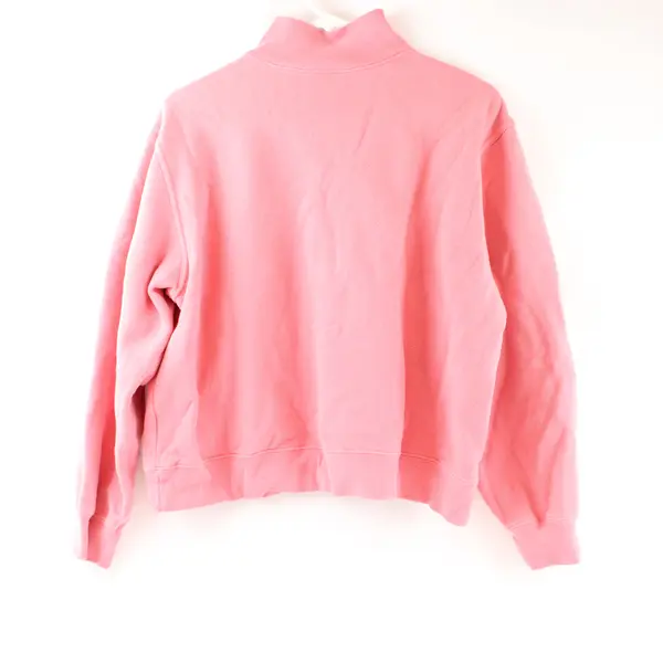 Eddie Bauer Pink 1/4-Zip Pullover Women's Large