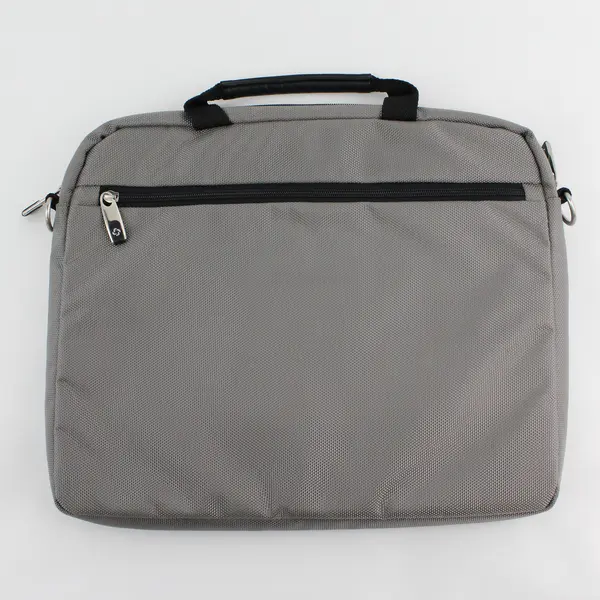 Samsonite Gray Laptop Carry Case 17" Model F00084 Zipper Top w/ Carrying Handle
