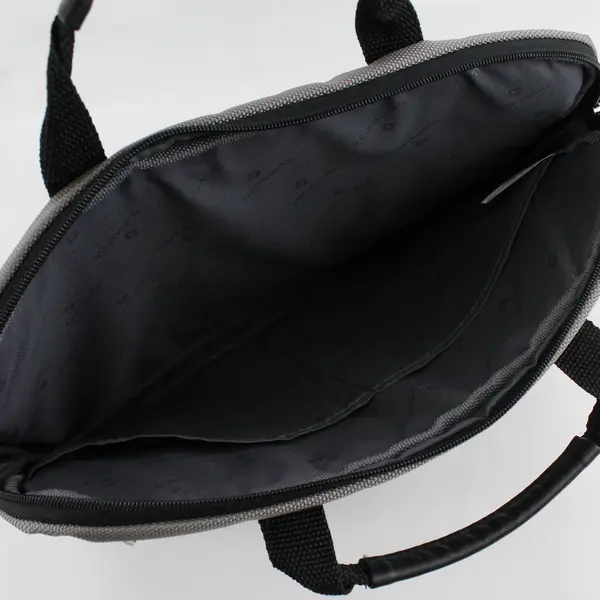 Samsonite Gray Laptop Carry Case 17" Model F00084 Zipper Top w/ Carrying Handle