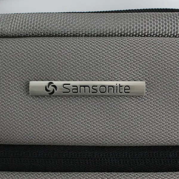 Samsonite Gray Laptop Carry Case 17" Model F00084 Zipper Top w/ Carrying Handle