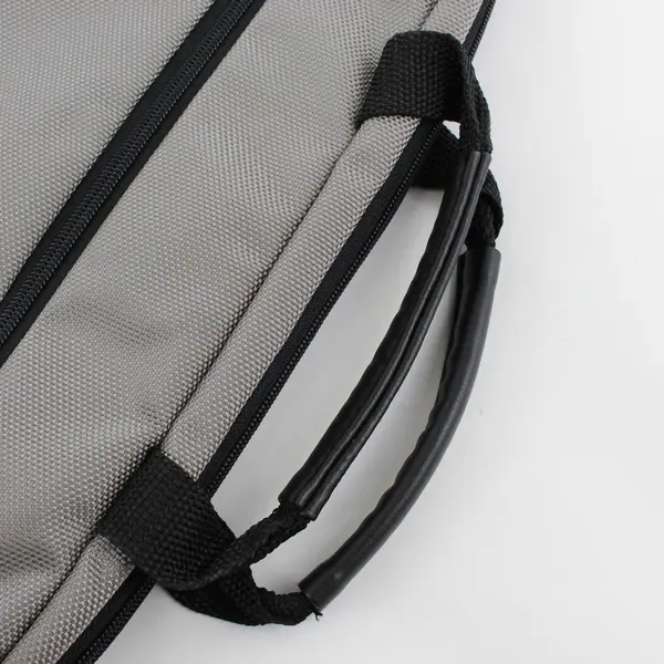 Samsonite Gray Laptop Carry Case 17" Model F00084 Zipper Top w/ Carrying Handle