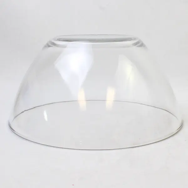 Arcoroc France Brand Clear Glass No Matter Mixing Bowl 9.25" Round 4.5" Tall