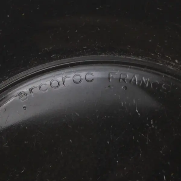 Arcoroc France Brand Clear Glass No Matter Mixing Bowl 9.25" Round 4.5" Tall