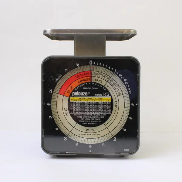 Pelouze K5 Mechanical Postal Scale 1999 Tabletop 1/2oz-5lb