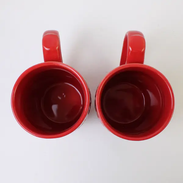 Set of 2 Mason Craft & More Red Coffee Mugs - Good Pre-Owned