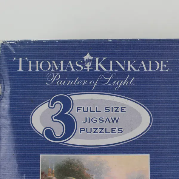 Thomas Kinkade Puzzle 3 in 1, Full size: 500, 300 & 100 pieces 2005 # 3532-4
