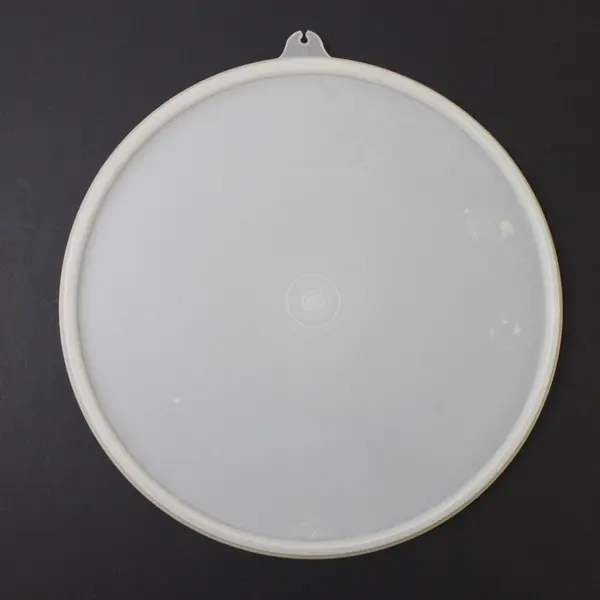 Tupperware 9" Round Frosted Clear Replacement Lid 1203-6 Vintage