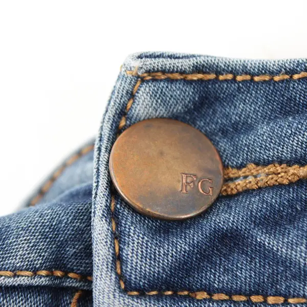 Faded Glory Womens Size 18 Dark Wash Denim Stretch Cuffed Jean Shorts