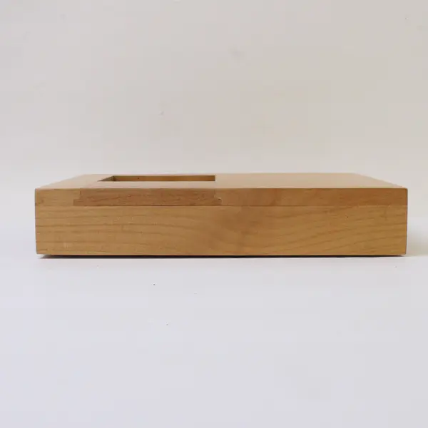 Umbra Natural Matchbox 3x3 Photo Frame Wood 6x8 New