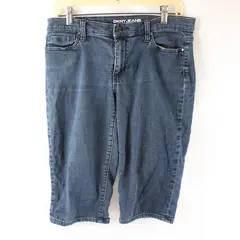DKNY Women's Size 8 Dark Wash "Ludlow Short" Stretch Capri Pants