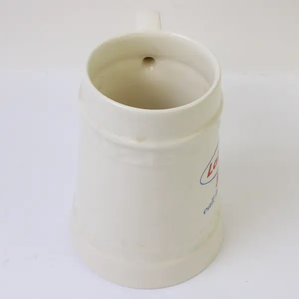 Vintage 1950s Labatt's Blue Rare Ceramic Mug Stein "Smile Call For Blue"