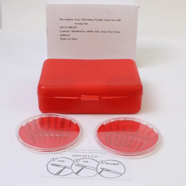 New Sewing Kit with Easy-Threading Hand Needles - Portable Travel Repair