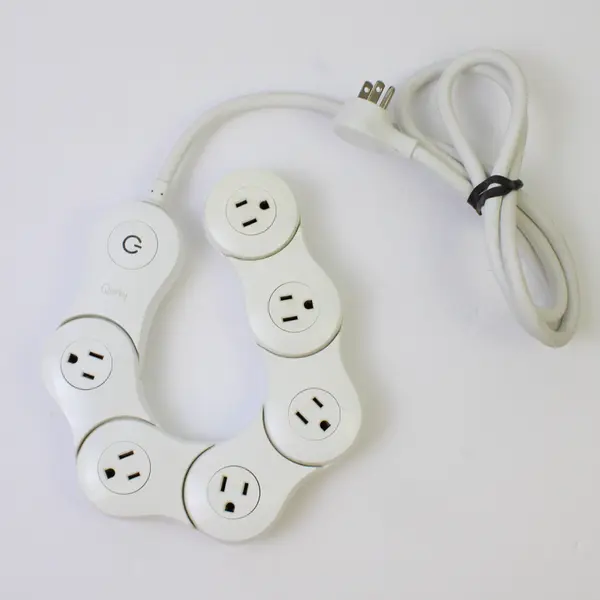 Quirky Pivot Power 6-Outlet Flexible Surge Protector Strip - Used/Untested