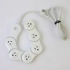 Quirky Pivot Power 6-Outlet Flexible Surge Protector Strip - Used/Untested