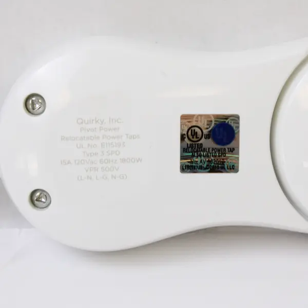 Quirky Pivot Power 6-Outlet Flexible Surge Protector Strip - Used/Untested
