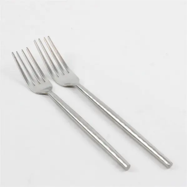 6 Cambridge Dinner Forks Stainless, India Pattern Unknown
