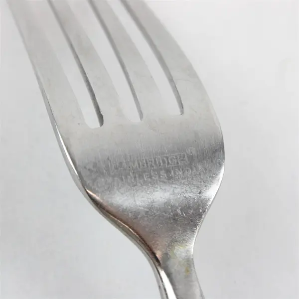 6 Cambridge Dinner Forks Stainless, India Pattern Unknown