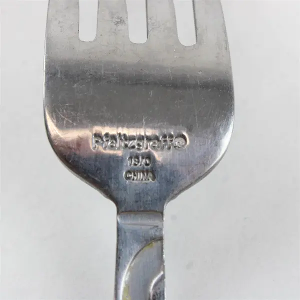 Mixed Lot of 12 18/0 Stainless Flatware in Pattern Wheels Frost by Pfaltzgraff