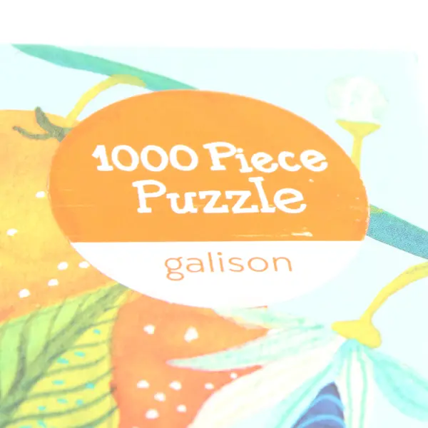 1000 Piece Jigsaw Puzzle by Galison, Birds on Branches, Naranjas Complete